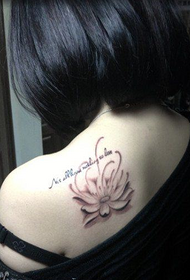 красивый и элегантный узор татуировки лотоса Daquan