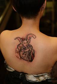 Gumagana ang sariwang baby elephant back fashion tattoo