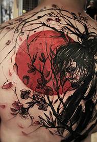 emuva isitayela sobuntu baseJapan isitayela se-tattoo