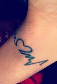 tattoo álainn ar an wrist