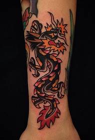 håndled farverige dragon tatovering tatovering