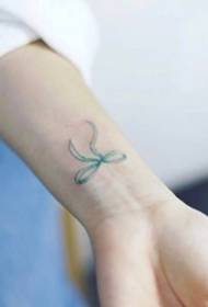 simpatico tatuaggio da polso fresco piccolo ultra-semplice sul polso