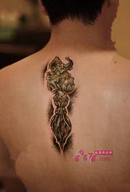 come dio Donkey Kong indietro tatuaggio immagine
