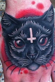 tendència del braç Tatuatge elegant de gats
