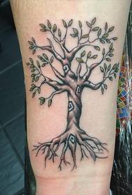 wrist color tree Tattoo pattern