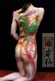 gambar tattoo phoenix mudo lengkap