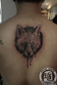 boys shoulders classic trend of the fox tattoo pattern