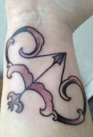 Tetovējums un tetovējums uz plaukstas locītavas