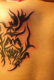 atzeko totem tatuaje eredua- 蚌埠 Tatuajeak erakutsi urrea 禧 tatuaje gomendagarria