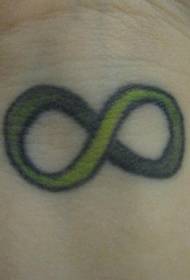 pols kleur oneindig symbool Tattoo patroon