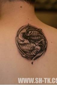 späť trend klasické tetovanie Ryby vzor