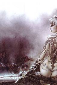 fantasy anime bellezza torna bella classica foto totem fenice