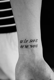 annata da a polza cun valore commemorativu Tatuatu di tatuaggi in u ghjornu di u mese