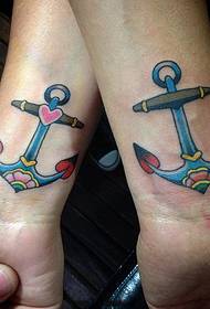 love anchor, tattoo yokongola yojambula utoto pachiwuno 96263- tattoo yokongola ya totem pachiwuno