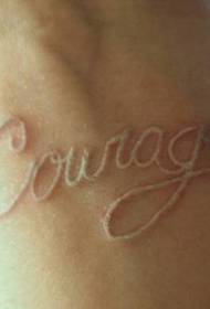 csukló kis friss láthatatlan angol ábécé tetoválás