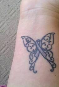 Teste padrão bonito do tatuagem da borboleta da borboleta