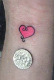 зглоб едноставна розова tattooубов тетоважа Модел