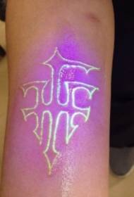 super cool zápästie malé čerstvé fluoreskujúce tetovanie