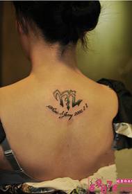 Image de tatouage Creative lettres anglais retour