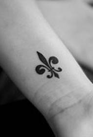 zglob crni mali rep ikona tetovaža