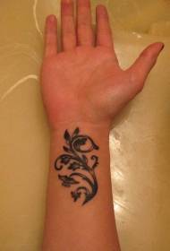 armbånd blomster vin tatovering mønster