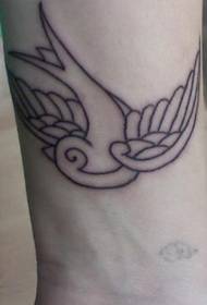 tattoo ea wrist Swallow