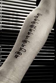 Pols modieuze Sanskriet tattoo tattoo