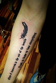 Foto di tatuaggio con alfabeto inglese al polso 96462 - Tatuaggio di moda da polso creativo di personalità
