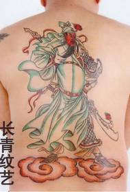 powrót Guan Yu Guan Yun długi wzór tatuażu - zalecane zdjęcie pokazu tatuażu Xiangyang