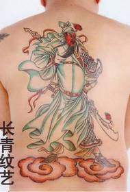 terug Guan Yu Guan Yun lang tattoo-patroon - Xiangyang tattoo toon foto aanbevolen