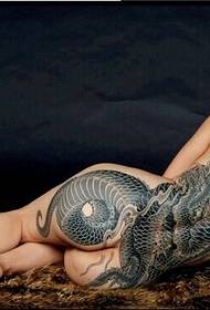 beauty back domineering beast tattoos are related to religion pictures