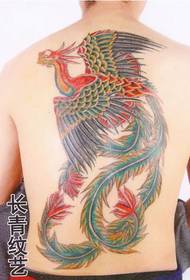 muundo wa tattoo ya phoenix ya nyuma - baa ya Xiangyang ya kuonyesha show ilipendekeza