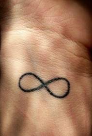 Handgelenk einfach onendlech Symbol Tattoo Bild