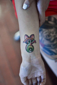 wrist trend elegant eye tattoo pattern