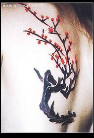 uzorak tetovaže stražnje šljive