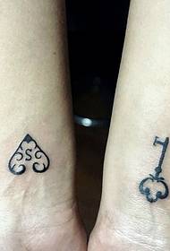 several wrist small fresh couple tattoo pictures