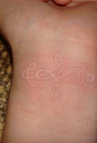 зглоб бело мастило невидлива шема на тетоважа на тотеми