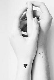 armband par tatuering tatuering En annan alla hjärtans dag