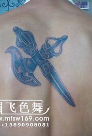 Xianyang kancing warna tarian Buddy tatu artifak tamadun
