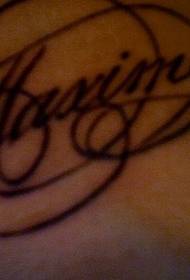 tatuaggio inglese da polso