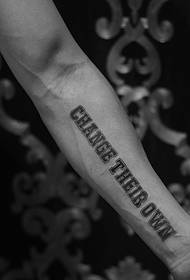Polsi da uomo parole inglesi tatuaggi tatuaggio