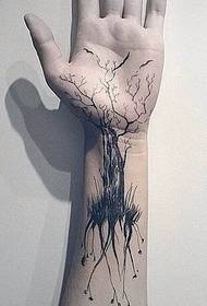 Wrist Creative Dead Tree Tattoo