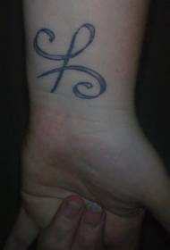 priateľstvo symbol tetovanie vzor na zápästí