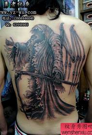 Hefei Brave Tattoo Works: Patrón de tatuaje de muerte de espalda
