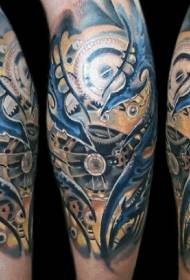 Arm Farbe mechanische Uhr Tattoo-Muster