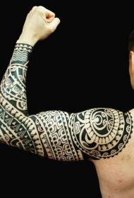 рука полінезійського стилю чорна ювелірна татуювання татуювання