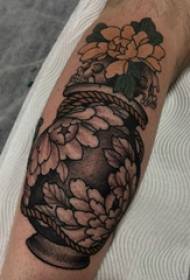 culoare tatuaj floare mascul masculin pe poza tatuaj floare de culoare