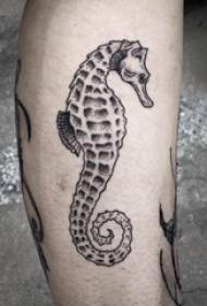 hippocampus buachaillí patrún Tattoo lao patrún tatú capall Shanghai