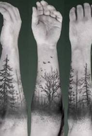 bras et autres brassards avec tatouages sur les bras de la forêt 97389 - un ensemble très mignon de petits tatouages noirs et gris sur le bras 97390 - très artistique un groupe de bras sur l'appréciation de motif de tatouage petit