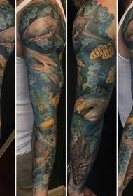 ຮູບແບບ tattoo ແບບປາສະຫຼາມແບບດັ້ງເດີມທີ່ທັນສະ ໄໝ
